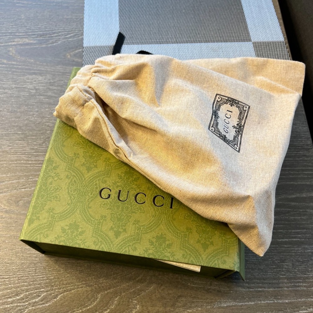 Empty small Gucci box with dustbag ( for belt or wallet )